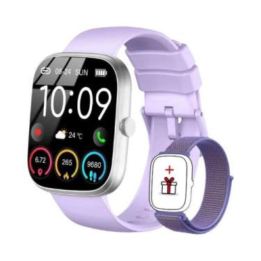 Imagem de Relógio Inteligente Feminino 1.96'' Tela Sensível Ao Toque Completa Ch