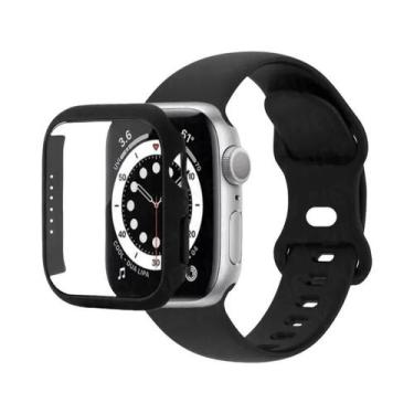 Imagem de Pulseira De Silicone Para Apple Watch 44mm 41mm 45mm 40mm 38mm 42mm Co