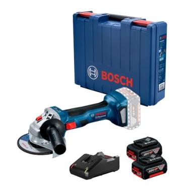 Imagem de Esmerilhadeira a bateria Bosch GWS 180-LI, 18V, motor Brushless