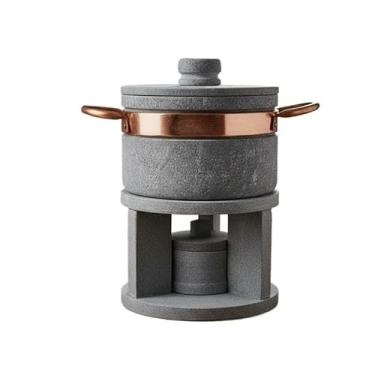 Imagem de Fondue De Pedra Sabão 800 Ml Ideal P/Queijo E Chocolate