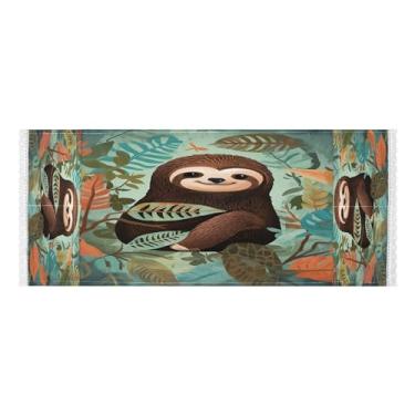 Imagem de Wassud Lindas capas de lavadora e secadora de preguiça em casa, protetor de lavadora com sacos de armazenamento, capa de geladeira à prova de poeira com bolsos para lavanderia doméstica, cozinha, 120