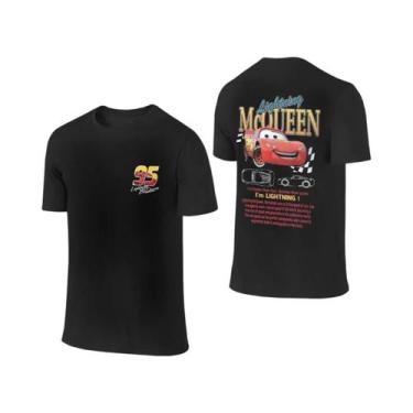 Imagem de Camiseta De Casal Lightning McQueen Sally De Verão Com Estampa Dupla F