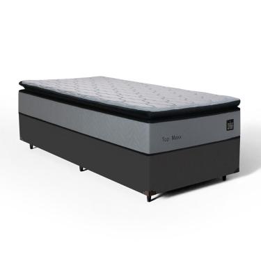 Imagem de Cama Box com Colchão de Espuma D33 Pillow Top Maxx Solteiro 88cm