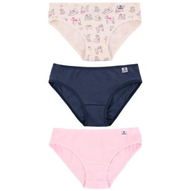 Imagem de Kit 3 Calcinhas em Cotton G K43 DelRio Kids