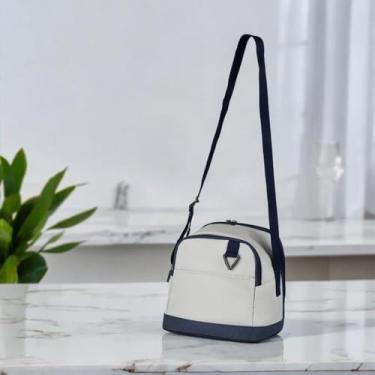 Imagem de Bolsa Térmica 8 Litros para Marmitex com Alça para Transporte Azul