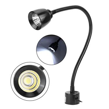 Imagem de Mingzhe Metal Led Luz de Trabalho Máquina Ferramenta Lâmpadas Cnc Máquina Perfuração Base Magnética Flexível Pescoço Ganso Iluminação Bancada Industrial