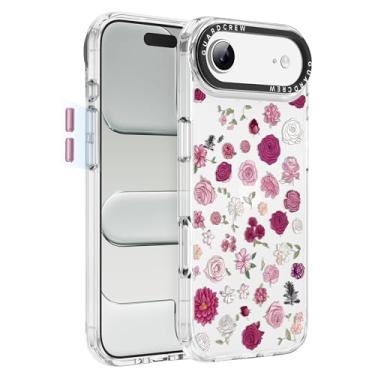 Imagem de GuardCrew Capa para iPhone Air, [proteção contra quedas de grau militar de 3,5 m à prova de colisão] [antiamarelamento e anti-descasca] Capa de telefone fina transparente à prova de choque TPU para