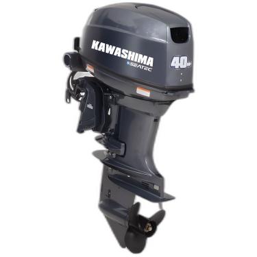 Imagem de Motor De Popa 40hp 2t P. Elétrica/controle Remoto Kawashima