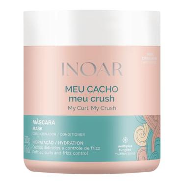 Imagem de Inoar, Máscara Capilar Meu Cacho Meu Crush – Hidratação, Brilho e Definição com Colágeno Vegetal e Vitamina E - 500ml