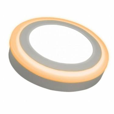 Imagem de Painel Led Dual Color Sobrepor Redondo 18 Watts + 6 Watts - 15070109 - Taschibra