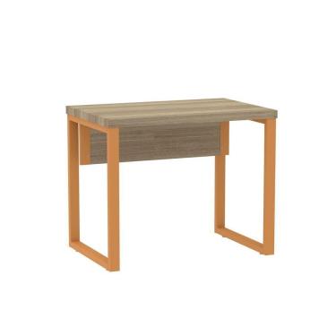 Imagem de Mesa Escritório 900x600x750mm M900pe40tub Noce Naturalle-laranja Picasso