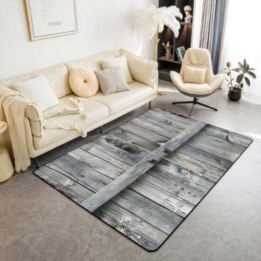 Imagem de Castle Fairy Tapete de área de painéis de madeira cinza, 7,5 x 12,5 cm, rústico, para sala de estar, para meninos, adolescentes, retrô, metal, decorativo, tapete para ambientes internos