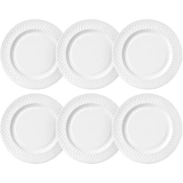 Imagem de Jogo de Pratos Raso de Jantar em Opaline Divine 6 peças 27cm - Hauskraft