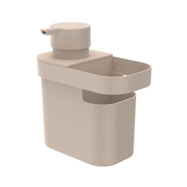 Imagem de Dispenser De Detergente E Organizador Trium 650Ml Bege- Ou