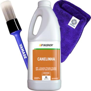 Imagem de Kit Limpador Multiação Canelinha Finisher 2L Pincel Pano