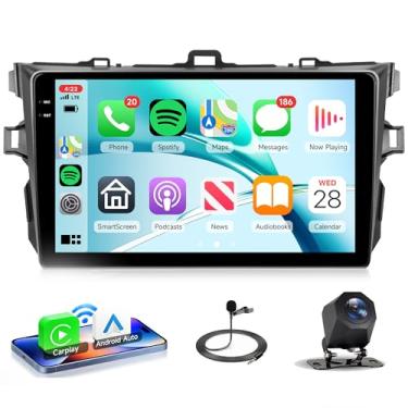 Imagem de Rádio de carro 4 núcleos 4G + 64G Android 15 para Toyota Corolla 2009-2013, Rimoody Car Stereo Wireless Carplay Andorid Auto Mirror Link 22 polegadas INCELL tela sensível ao toque GPS WiFi Bluetooth