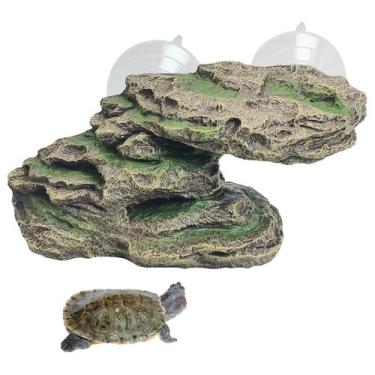 Imagem de Plataforma de resina Ramp kathson Turtle Dock 21x8x8 cm