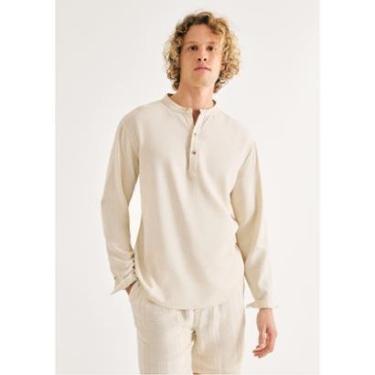 Imagem de Camisa Bata Masculina Em Viscolinho-Masculino