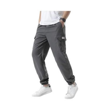 Imagem de Calças Cargo Casuais Masculinas Para Primavera E Outono, Tamanhos S-2X
