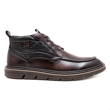 Imagem de Bota de Couro Democrata Masculina Metropolitan Jeff Cano Curto 604104-Masculino