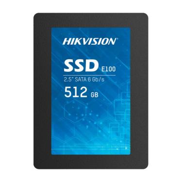 Imagem de SSD 512GB Hikvision HS-SSD-E100-512GB - SATA III - Leitura 560MB/s - Gravação 510MB/s