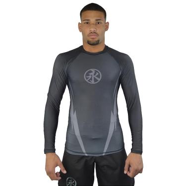 Imagem de Keiko, Rashguard No Gi Flash, Manga Longa, Preta, M