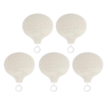 Imagem de Jiawu Boho Pétala Pano Pingente Abajur para Sala de Estar Abajur Pendurado para Quarto Sala de Jantar (Tipo 1)