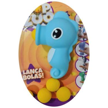 Imagem de Brinquedo Pop Zoo Lançador de Bolinhas - Toyng, Cavalo marinho