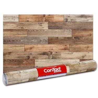 Imagem de Papel Contact Madeira Envelopar Moveis Parede 10 Metros - Madeira Teca