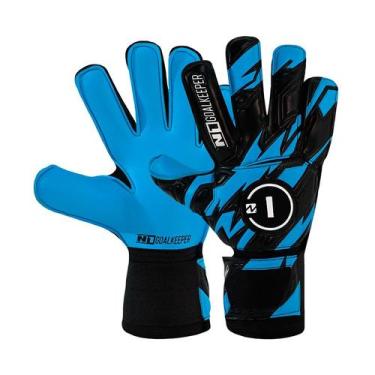 Imagem de Luva de Goleiro Iniciante N1 Starter Infantil, 6, Azul