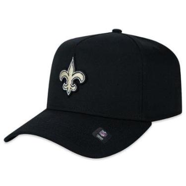 Imagem de Boné New Era 940 A-Frame St New Orleans Saints Clean Preto-Unissex