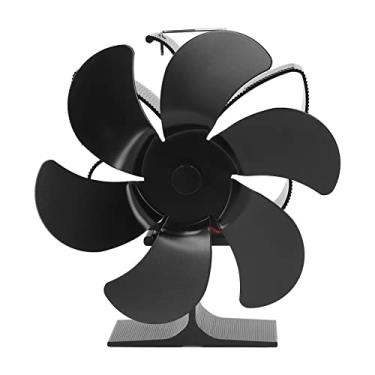 Imagem de Ventilador De Fogão Ventilador De Lareira Ventilador De Fogão A Lenha Ventilador De Fogão A Gás Ventilador Termoelétrico Ventilador De Fogão De 6 Lâminas Ventilador De Fogão De Distribuição De Calor P