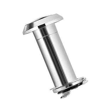 Imagem de Visor de porta com ângulo visão amplo 220 graus capa privacidade resistente protege a casa contra furtos fácil instalar