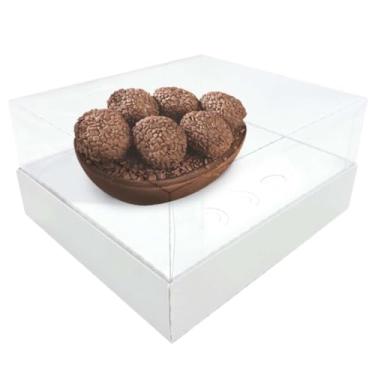 Imagem de CX OVO 100-250G BRANCA PASCOA 10 un.