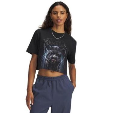 Imagem de Camiseta Sportstyle Under Armour Heavyweight Gone Dark Feminina-Feminino