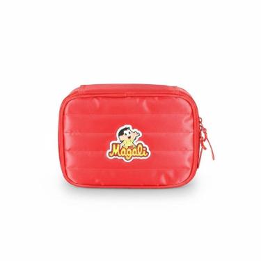 Imagem de Estojo Box Feminio Magali Turma Da Mônica Vermelho - Luxcel