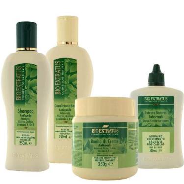 Imagem de Bio Extratus Jaborandi c/ 4 (Shampoo 250ml + Condicionado 250ml + Banh