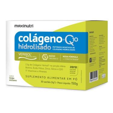 Imagem de Colágeno Verisol Sachês Limão Siciliano 30x5g + Q10 Maxinutri