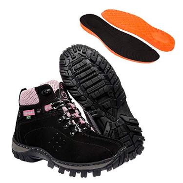 Imagem de Bota Coturno Adventure Feminino em Couro Legítimo Solado Costurado (35)