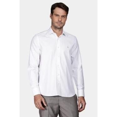 Imagem de Camisa Aramis Social Slim Maquinetada Mista Branco-Masculino