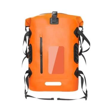 Imagem de Mochila Impermeável Grande De PVC 30L Para Natação, Trekking, Rafting 
