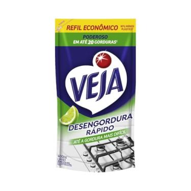Imagem de Desengordurante Veja Cozinha Limão 400ml Refil Econômico