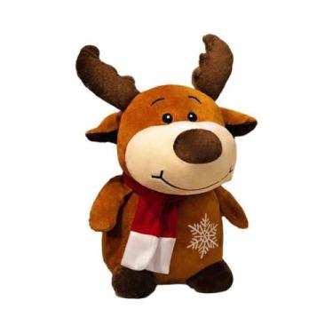 Imagem de Brinquedos De Pelúcia Fofos De Papai Noel, Boneco De Neve, Rena E Vovó