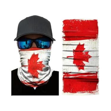 Imagem de Balaclava Masculina Sem Costura Com Bandeira Nacional, Lenço Mágico, F