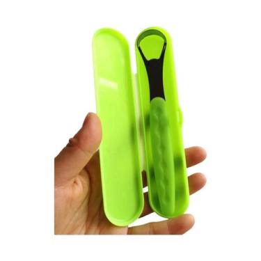 Imagem de Raspador De Língua Para Higiene Bucal, Remove Halitose E Revestimento 