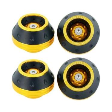 Imagem de Protetores De Roda Coloridos Universais Para Motocicletas, Copos De Am