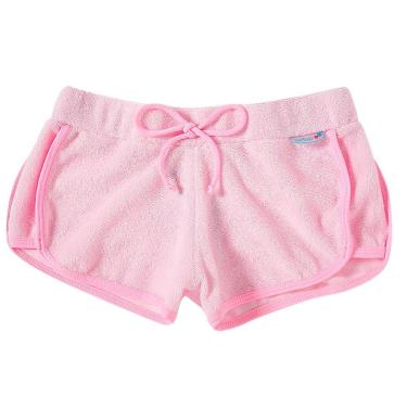 Imagem de Shorts Saída de Praia Infantil Atoalhado Rosa Claro Tip Top-Feminino