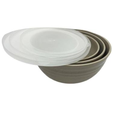 Imagem de Jogo De Bowls De Bambu Com Tampa Lyor Pp 3Peças - Tesla Store