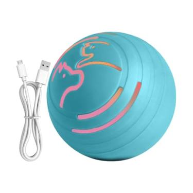 Imagem de Brinquedo de gato rolante | Brinquedo inteligente de enriquecimento de animais de estimação, bola quicando para gatos, para estimulação mental, alívio do tédio, treinamento interno e externo para