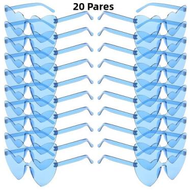Imagem de Óculos De Sol Femininos Modernos Sem Aro Em Formato De Coração, 16-20 